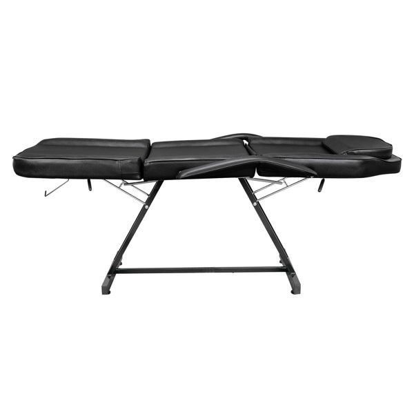 015A Beauty Salon Bed with Stool Black【Same code 10456084】