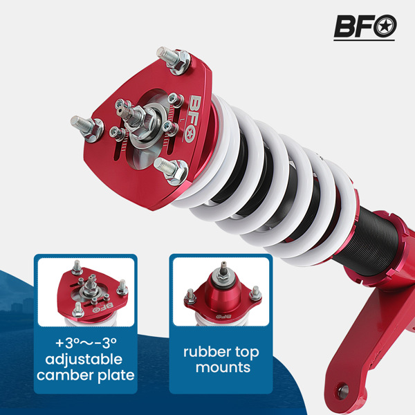 24 向全可调阻尼绞牙避震器，适用于 2003-2011 年款本田 Element-3