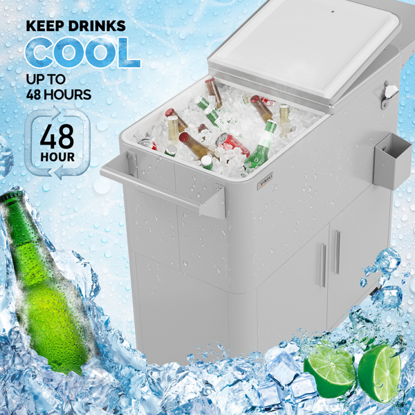 80QT    COOLER CART