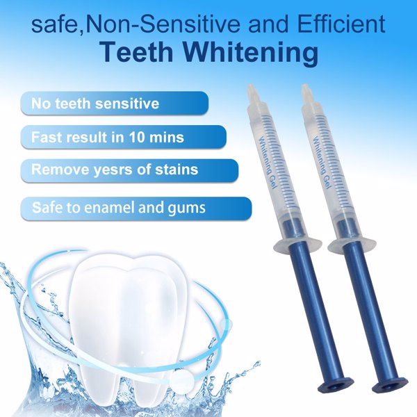 Teeth Whitening Kit With LED Light ,Professional Tooth Whitener, 10x3ml Teeth Whitening Gel,