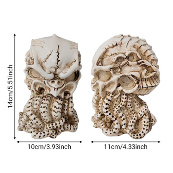 Cthulhu Mythological Statue, Fashion Gothic Resin Crafts, for Halloween, Easter