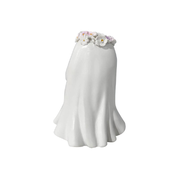 万圣节幽灵遛狗装饰品摆件家居庭院装饰品幽灵恐怖艺术  中号15cm-4