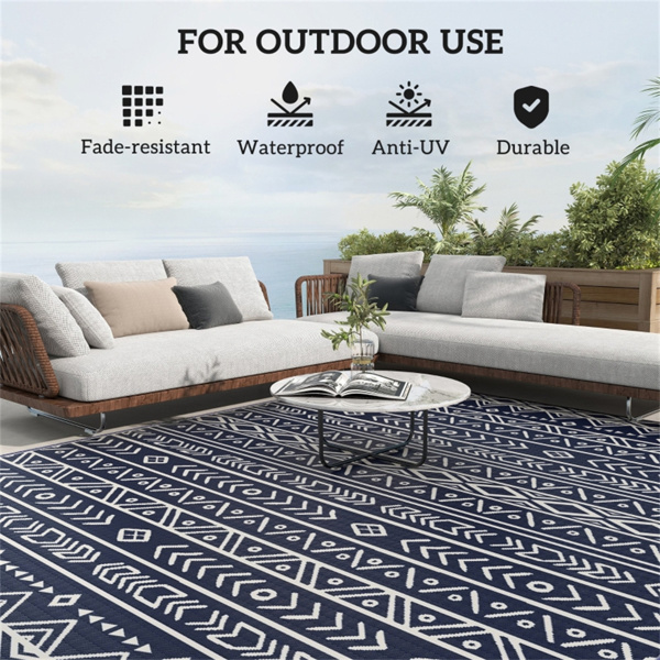Reversible Outdoor Rug( Amazon Shipping)（Prohibited by WalMart）