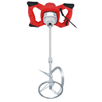 110V 2100W Portable Electric Concrete Cement Mortar Grout Paint Plaster Mixer, Handheld Adjustable 6 Speed Mixer Machine Stirring Tool