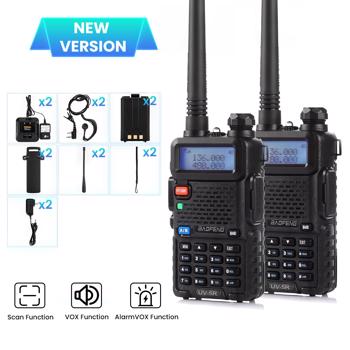 BAOFENG Radio Portable Walkie Talkie UV-5R, Handheld Ham Radio Long Range  High Power, Rechargeable Two-Way Radio for Hiking Hunting Camping Road Trip Survival Outdoor Adventures,