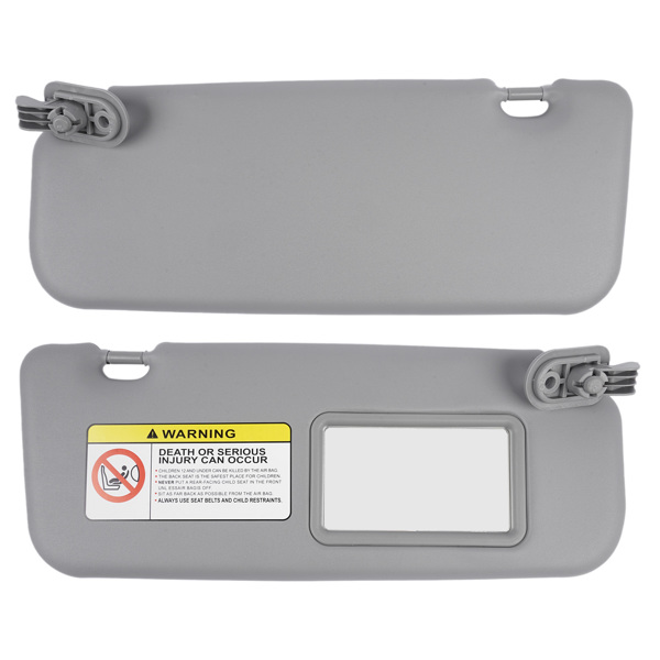 Pair of Front Left and Right Sun Visors for Hyundai Accent 1E 1.6L L4 Driver and Passenger Side 2Pcs 85210-1R000 85220-1R000