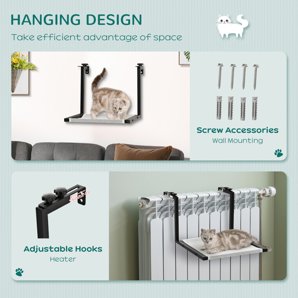 Wall-Mounted Cat Shelf