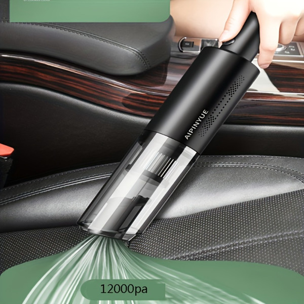 Home Car Vacuum Cleaner, 120W 12000Pa Rechargeable Handheld Wired Charging Multi-function Cleaning Accessories For Car Interior home