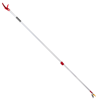 Long Reach Pruner for Garden, Cut & Hold Telescopic Pole Pruner, Fruit Picker Tree Branch Cutter with Lightweight Aluminum Extendable Handle, 5.9-9.8 FT