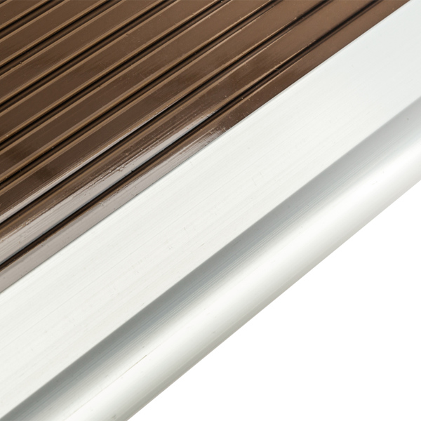 HT-200 x 100 Household Application Door & Window Rain Cover Eaves Brown Board & Black Holder
