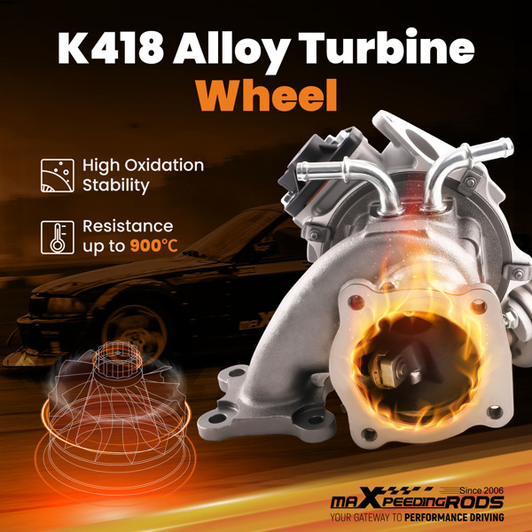 涡轮增压器适用于Ford Fiesta Focus  EcoSport 1.0L EcoBoost 74Kw 1799852 1761178 -4