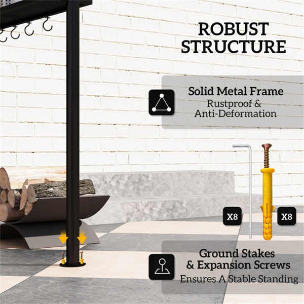 露台凉亭 （周末不发货）（ Amazon Shipping）（WalMart禁售）-7