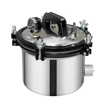8L Portable Steam Autoclave Sterilizer Dental Equipment 220V