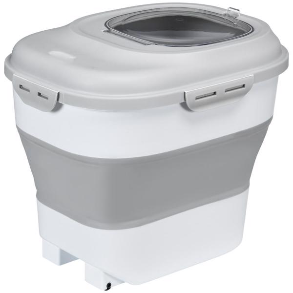 Dog Food Storage Container Collapsible Design