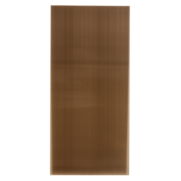 HT-200 x 100 Household Application Door & Window Rain Cover Eaves Brown Board & Black Holder