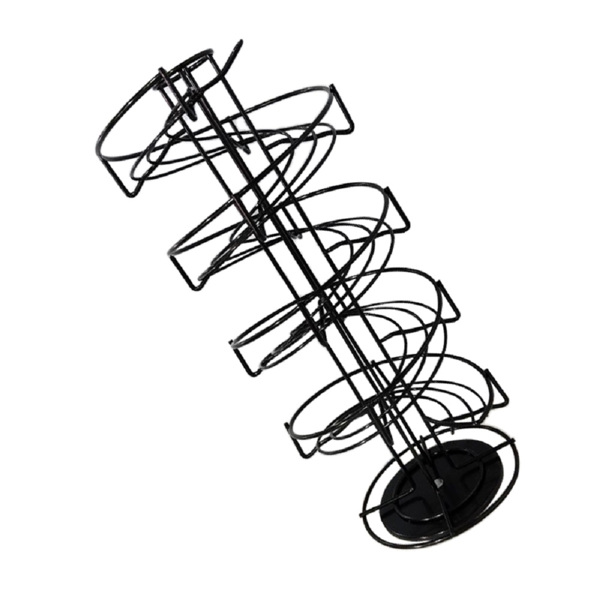 厨房螺旋鸡蛋架旋转鸡蛋收纳置物架鸡蛋收纳盒 鸡蛋架 黑色-3