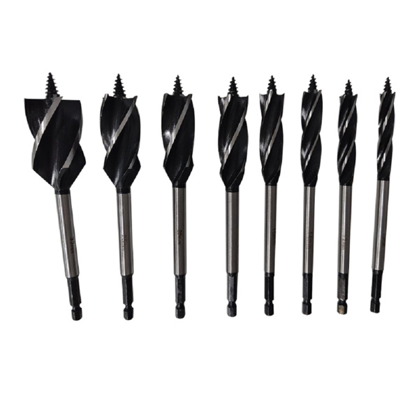 四刃木工钻六角 10/12/14/16/20/22/25/32mm自封袋装-4