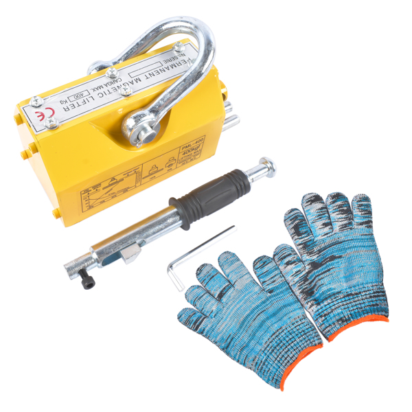 起重器 Magnetic Lifter Lifting Magnet Heavy Duty Permanent Lift Magnets 880 lbs/400 kg-4