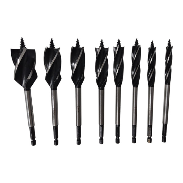 四刃木工钻六角 10/12/14/16/20/22/25/32mm自封袋装-3