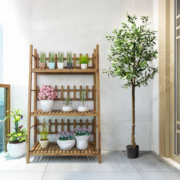 180cm 橄榄树 950叶片 38果 PVC 绢布 仿真树-5