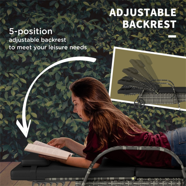 折叠式躺椅 /沙滩椅（周末不发货）（ Amazon Shipping）（WalMart禁售）-4