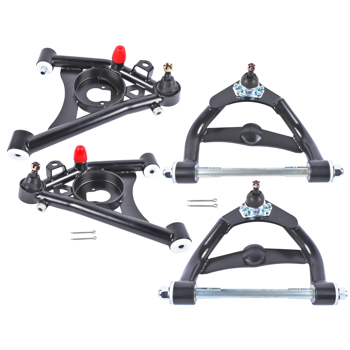 Tubular Upper & Lower Control Arms Kit Powdercoated for GM G-Body Chevy Buick Olds 1978-1988