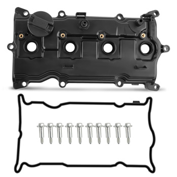 Valve Cover Set for Infiniti QX60 Nissan Altim Murano Rogue 2.5L 2014-1017 Black
