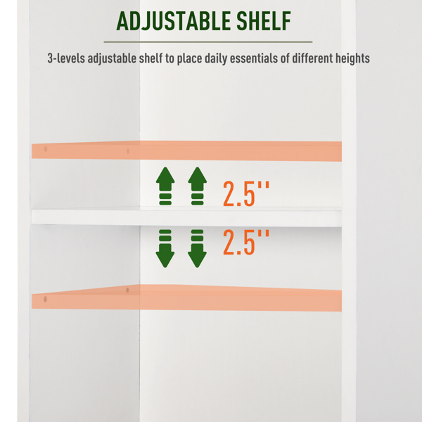 浴室柜/储物柜（ Amazon Shipping）（WalMart禁售）（周末不发货）-4