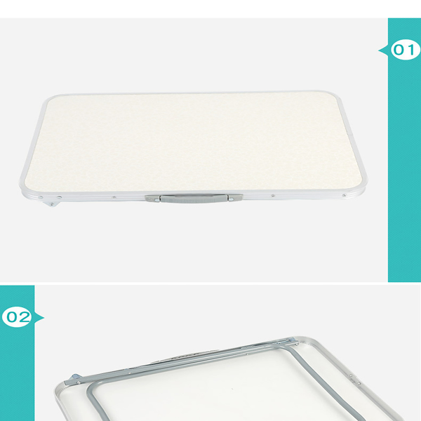 铝合金折叠桌户外摆摊宣传桌烧烤餐家用便携吃饭桌-12