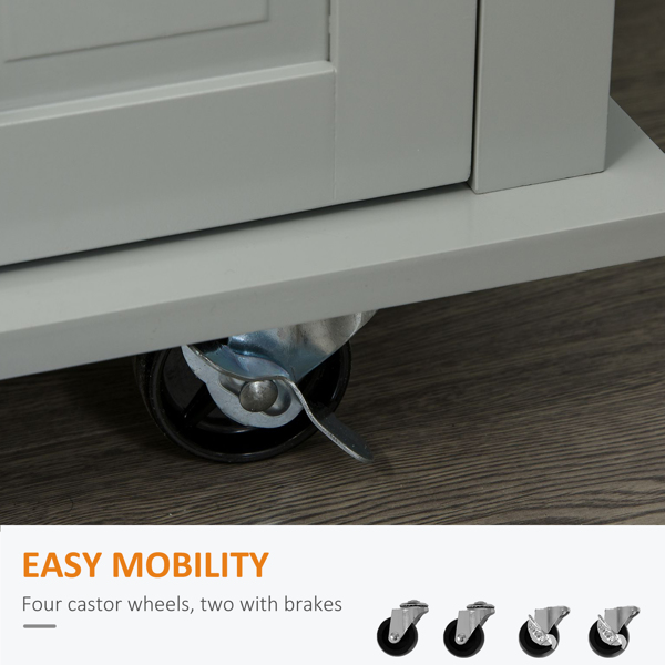 厨房侧板/储物柜/ 咖啡吧柜 /厨房橱柜/厨房隐藏式箱柜（周末不发货）（ Amazon Shipping）（WalMart禁售）-6