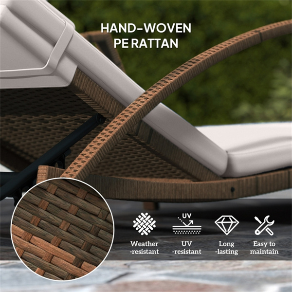 折叠式躺椅 /沙滩椅（周末不发货）（ Amazon Shipping）（WalMart禁售）-7