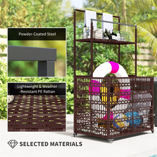 藤条储物篮  (周末不发货)（ Amazon Shipping）（WalMart禁售）-7