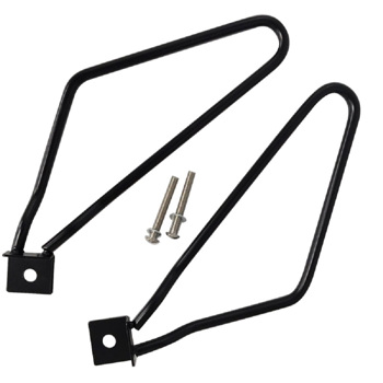 Motorcycle Saddle Bags Handlebar Mounts Support (Black) Replacement Accessory, black