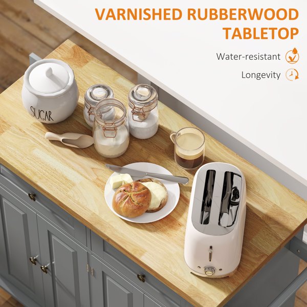 厨房侧板/储物柜/ 咖啡吧柜 /厨房橱柜/厨房隐藏式箱柜（周末不发货）（ Amazon Shipping）（WalMart禁售）-3