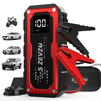 （Amazon: Prohibited,No weekend orders.）8000A Jump Starter with Air Compressor 24000mAh 150PSI Portable Car Jumper Starter Jump Box Jump Pack with LED Light