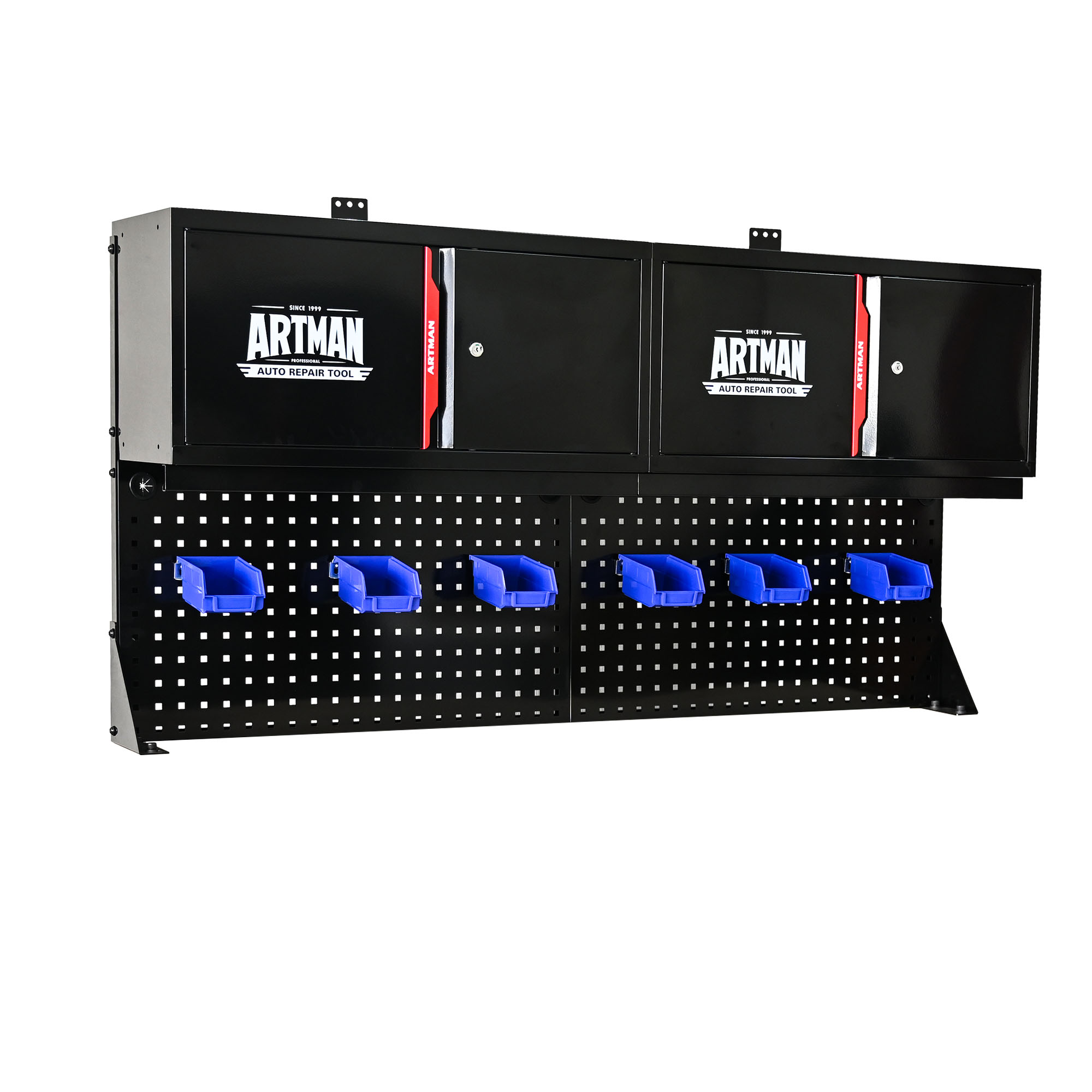 Wall-mounted tool rack, hanging basket hook, storage rack