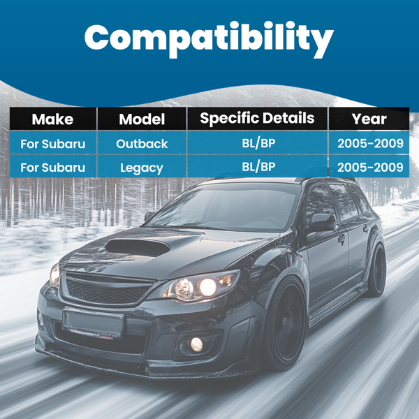 2x 前下控制臂带球头适用于 Subaru Legacy Outback 2005-2008 2009-2