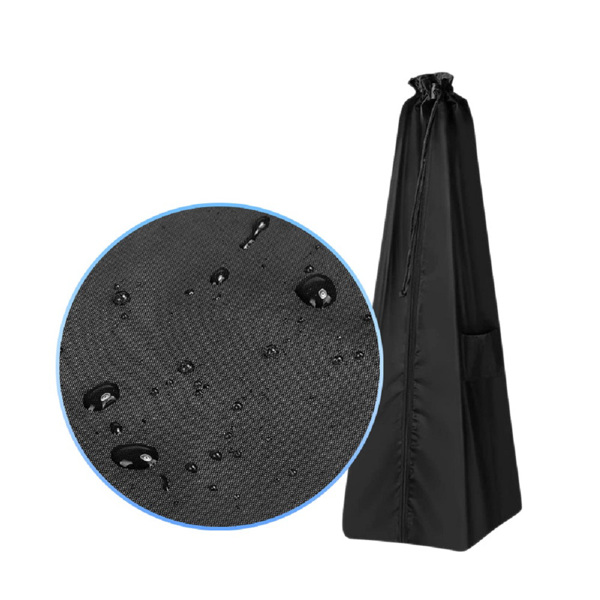 直立真空吸尘器保护罩 收纳袋 210D牛津布黑色 15*15*48.5inch-2