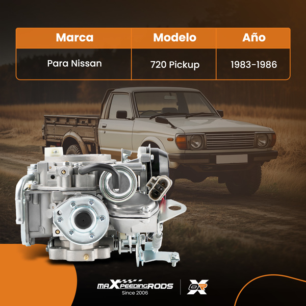 化油器2 Barrels Carburetor for Nissan 720 pickup 2.4L Z24 engine 1983-1986 16010-21G61-4
