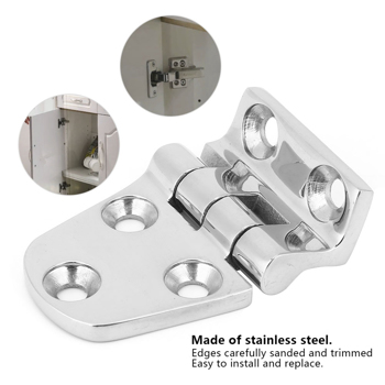 Thicken Stainless Steel 316 Hinge Hardware Accessory for Home Cabinet Installation54 x 37MM