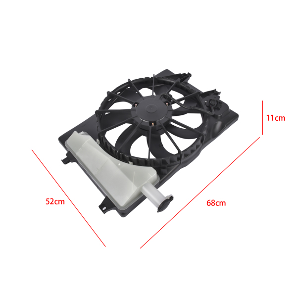 散热器风扇 New Radiator Fan Assembly for Hyundai Veloster 2019-2021 Kia Soul 2020-2023 2.0L-5
