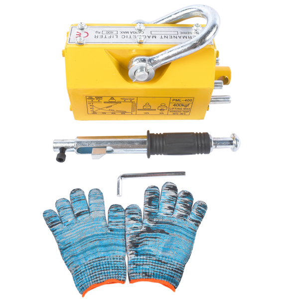 起重器 Magnetic Lifter Lifting Magnet Heavy Duty Permanent Lift Magnets 880 lbs/400 kg-2