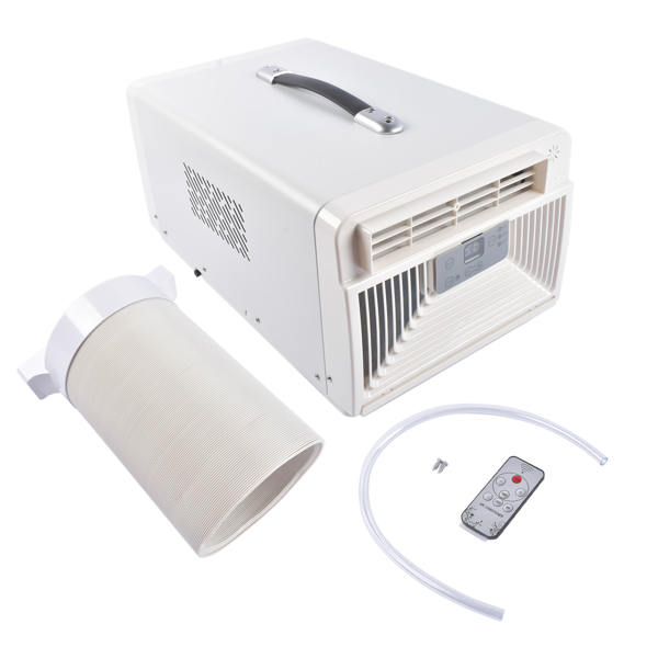 便携空调 110V AC Electric Portable Air Conditioner 650W Cooling Mini Outdoor Camping Tent RV AC Kit White -3