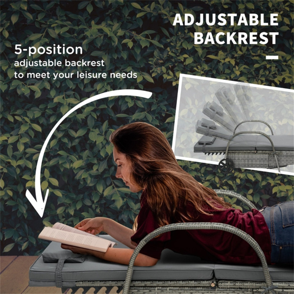 折叠式躺椅 /沙滩椅（周末不发货）（ Amazon Shipping）（WalMart禁售）-5