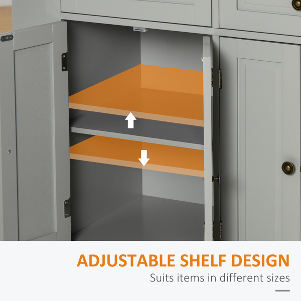 厨房侧板/储物柜/ 咖啡吧柜 /厨房橱柜/厨房隐藏式箱柜（周末不发货）（ Amazon Shipping）（WalMart禁售）-4