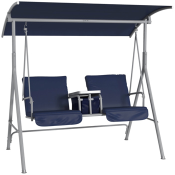 2 seats Outdoor Patio Swing Chair ( Amazon Shipping)（ Prohibited by WalMart ）