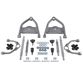 Centered & Narrowed Tubular Control Arms Kit Fits Chevrolet C10 Truck 1973-1987