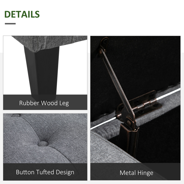 储物椅（周末不发货）（ Amazon Shipping）（WalMart禁售）-4