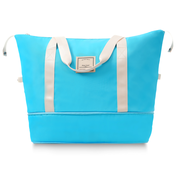 20英寸带杯架的随身行李箱 - 轻质亮面硬壳行李箱，带万向轮、TSA锁、航空认证，两件套-10