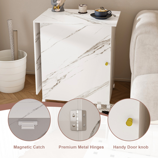 四合一折叠缝纫桌，带可锁定轮子 - 多功能工艺台、边桌、电脑桌和厨房储物架，白色滚动缝纫机桌，适合公寓使用-9